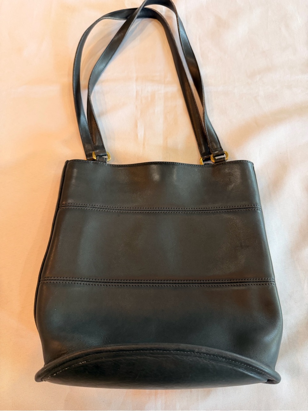 Vintage Coach Midnight Navy Tribeca Shopper tote No 9099 RARE